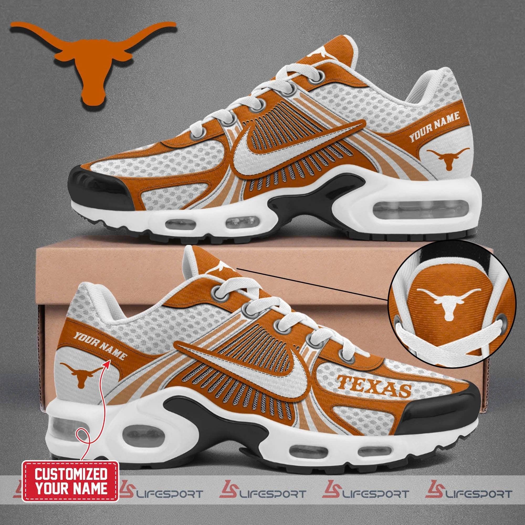 Texas Longhorns TN Shoes Sneakers 2026