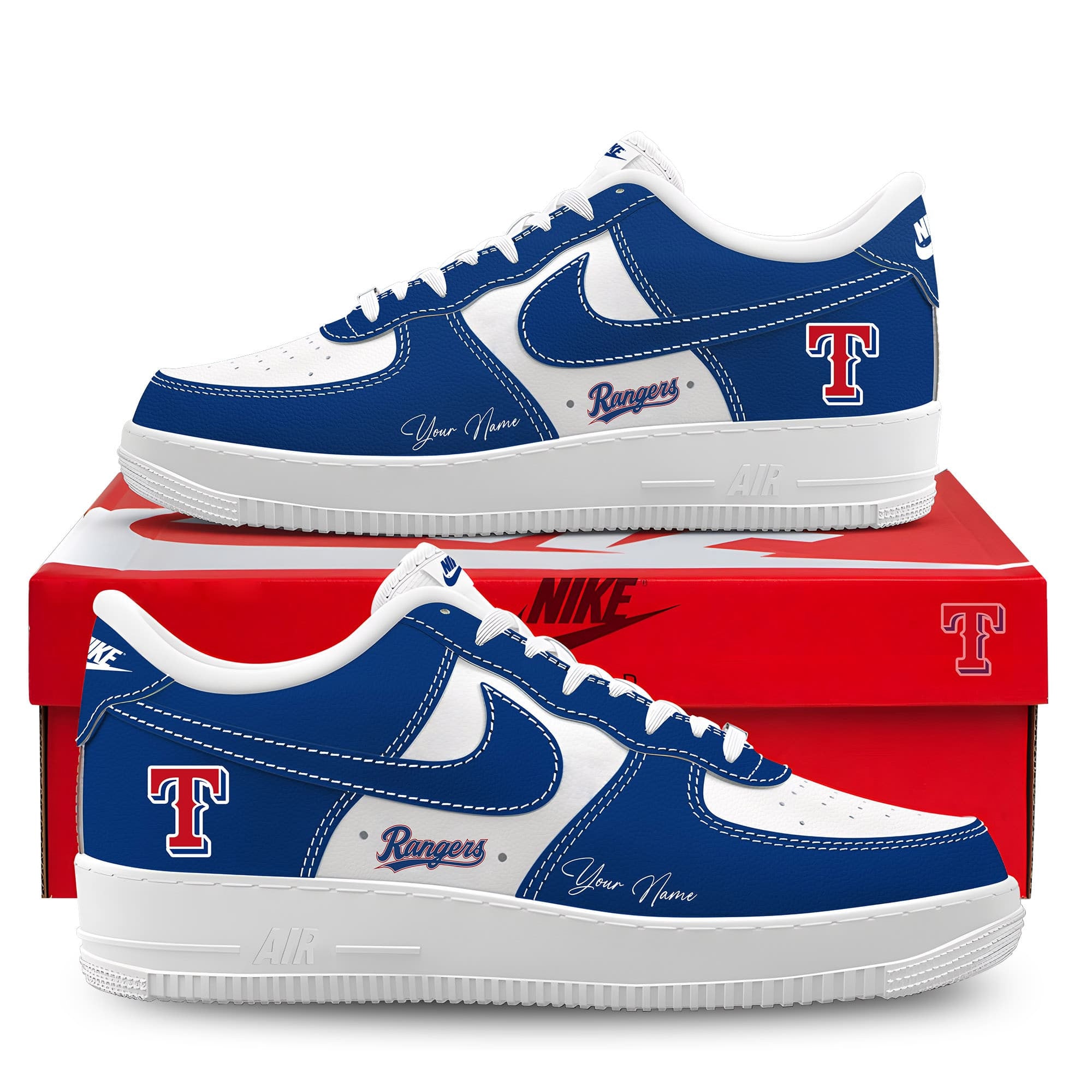 Texas Rangers Air Low-Top Sneakers Shoes 2026