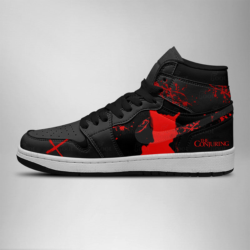 FootgearElite The Conjuring AJ1 High Sneakers Shoes For Men And Women