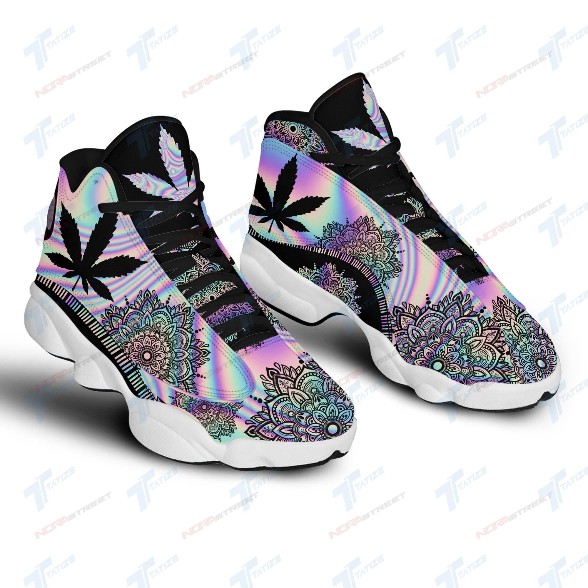 FootGearElite Weed AJ13 Sneakers Shoes For Men And Women 1