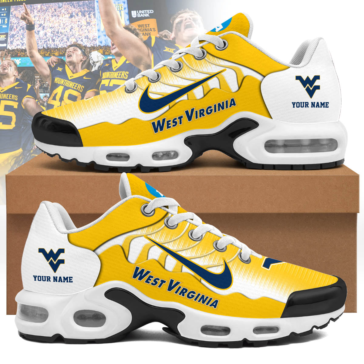 West Virginia Mountaineers TN Shoes Sneakers 2026