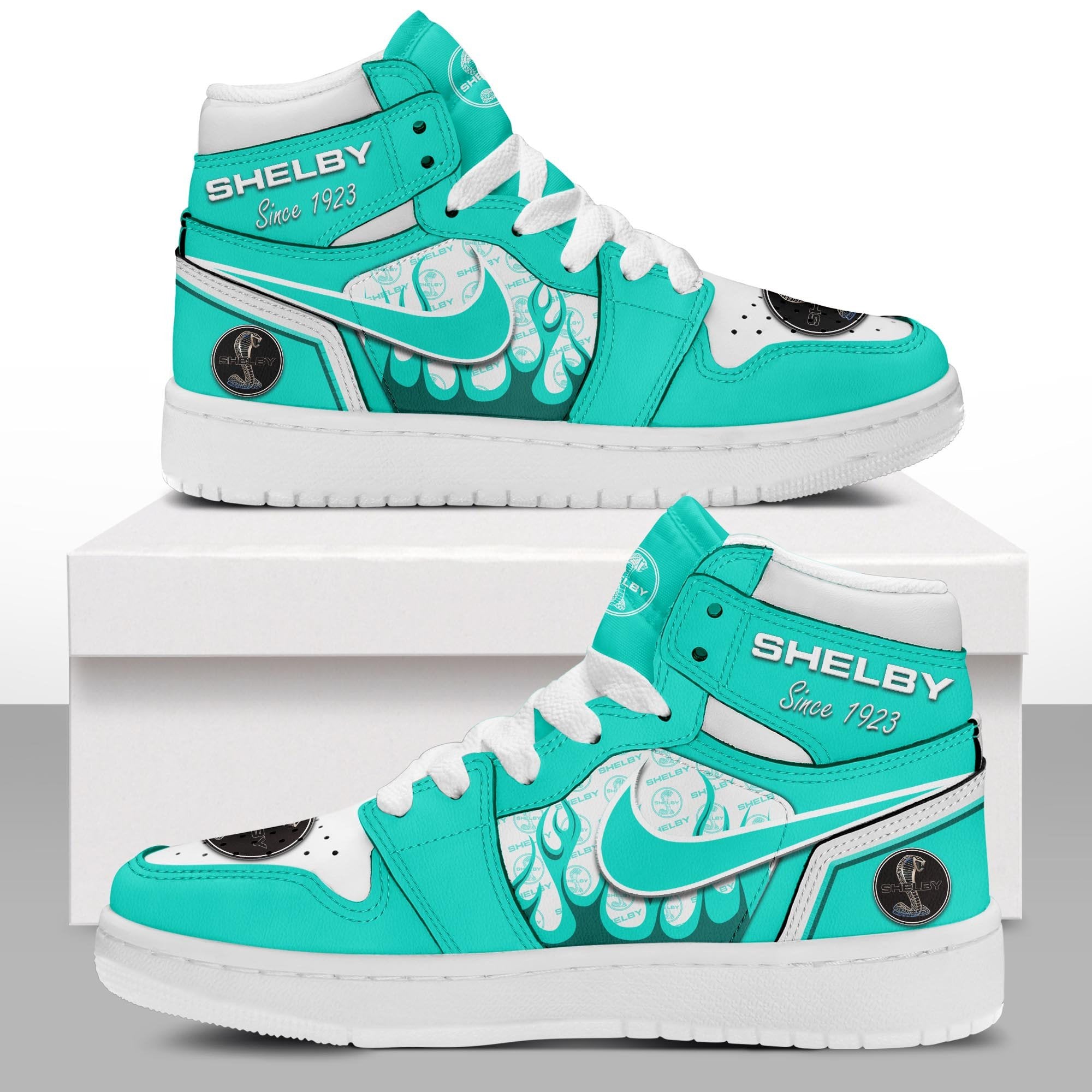 FootgearElite Shelby AJ1 High Sneakers Shoes For Men And Women
