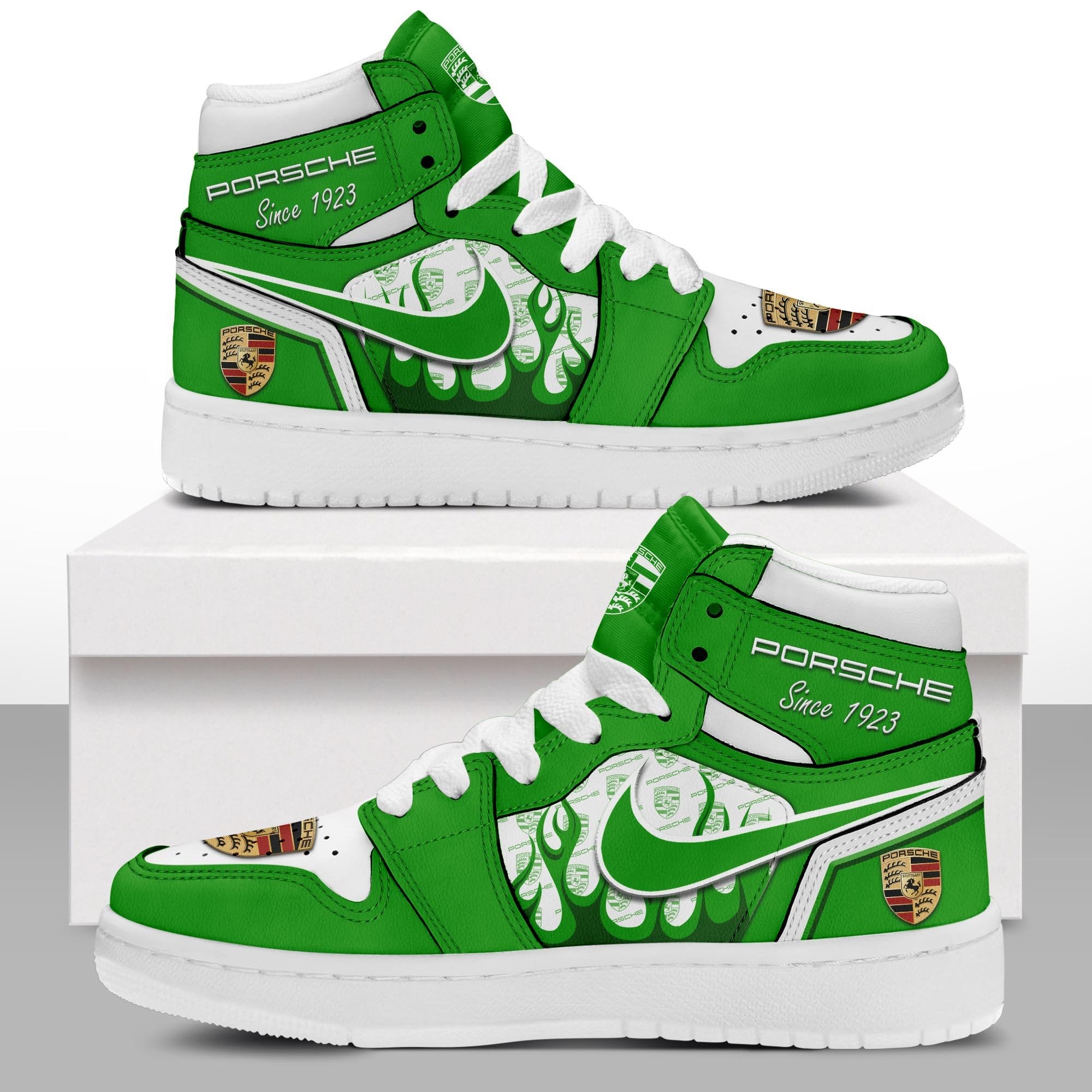 FootgearElite Porsche AJ1 High Sneakers Shoes For Men And Women