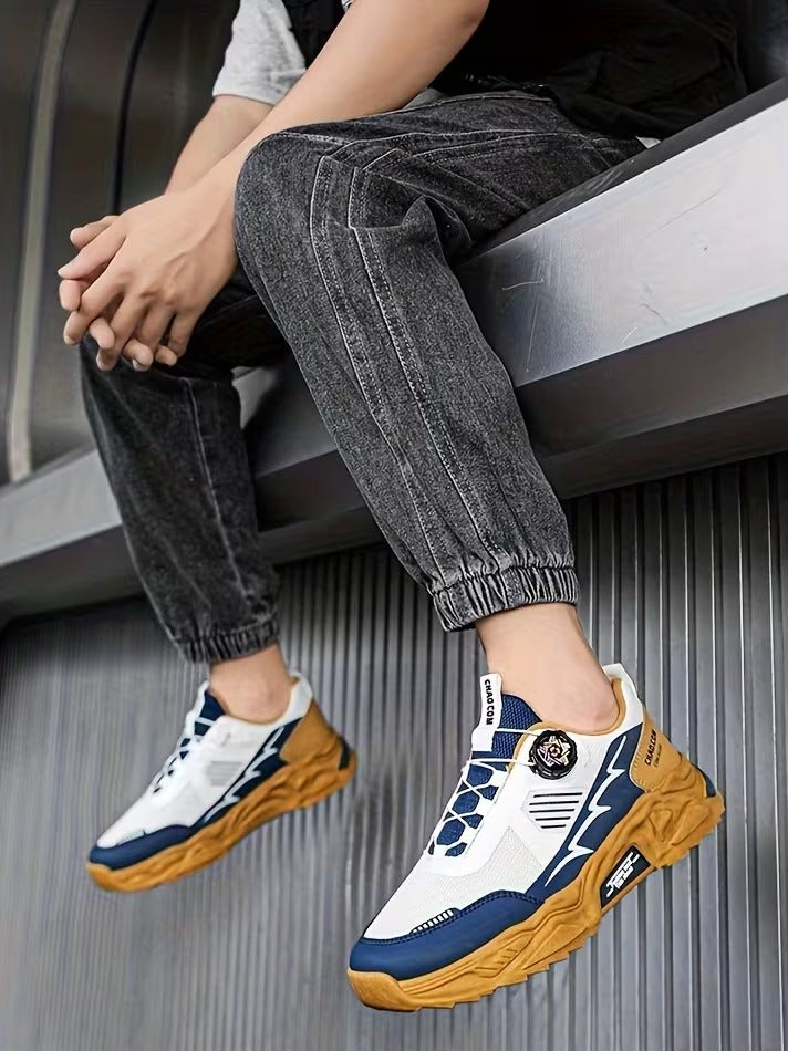 Orthopedic Men's Breathable Sneakers Odor Resistant Height Boost Running Shoes
