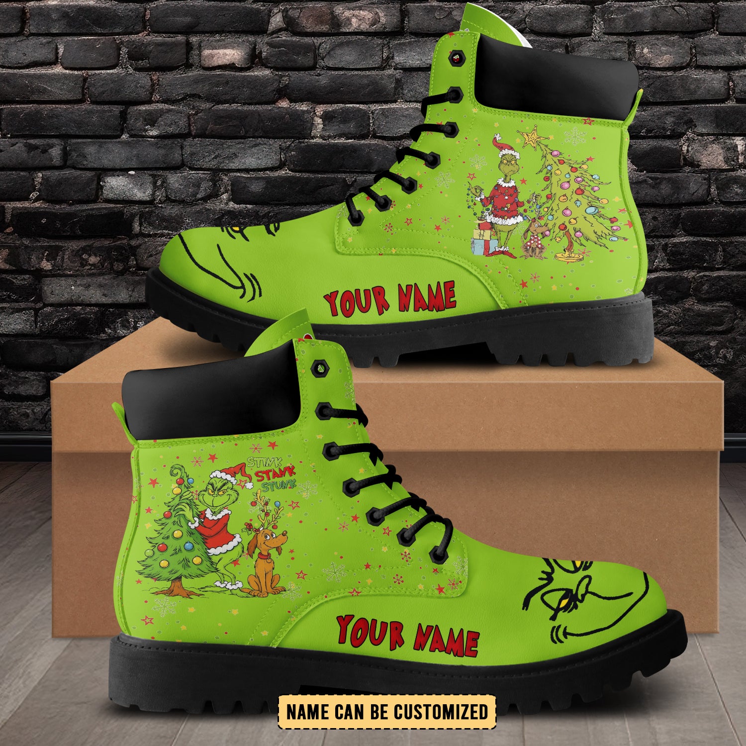 The Grinch x Christmas Boots Shoes 2026
