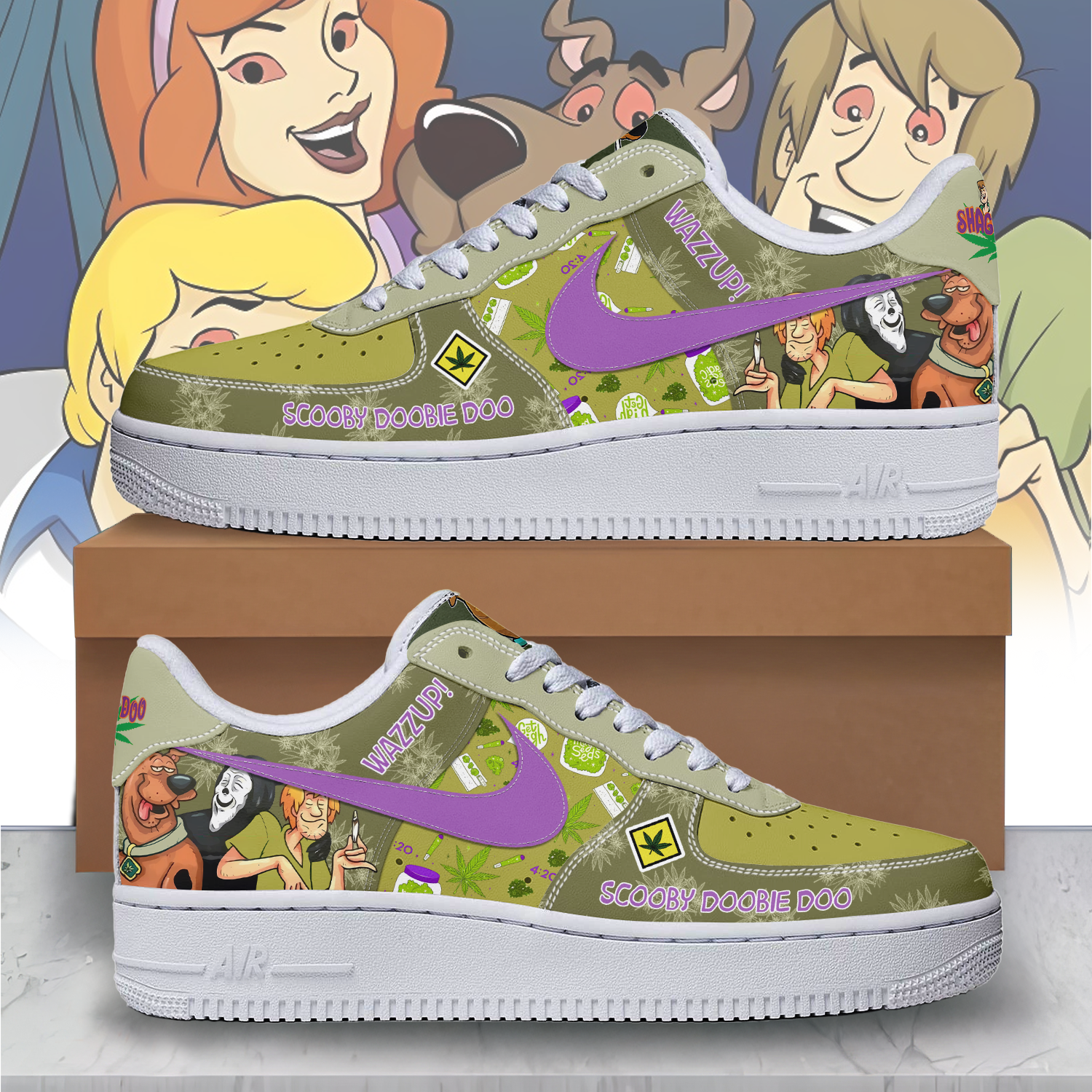 Scooby-Doo Air Low-Top Sneakers Shoes 2026